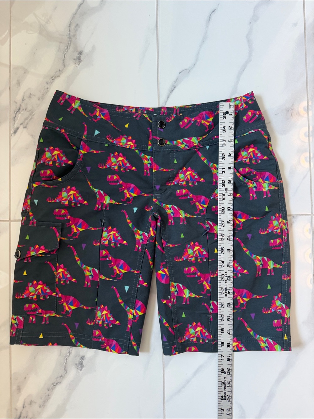 SHREDLY Jonesy MTB Mountain Bike Cycling Athletic Shorts In Dino Women’s Size 4 - Picture 10 of 14